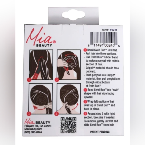 NEW MIA BLONDE SWIRL BUN - Picture 4 of 4